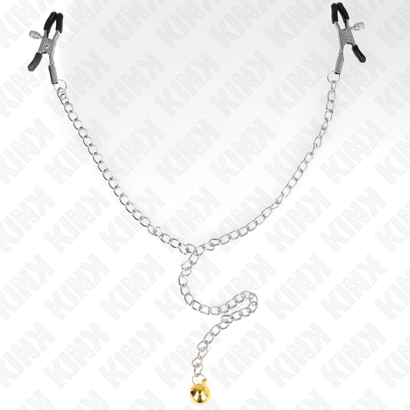 KINK - CHAIN ​​NIPPLE CLIPS WITH BELL 30 CM