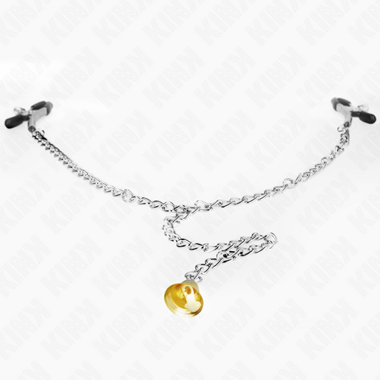 KINK - CHAIN ​​NIPPLE CLAMPS WITH HORNE PLEATE 30 CM