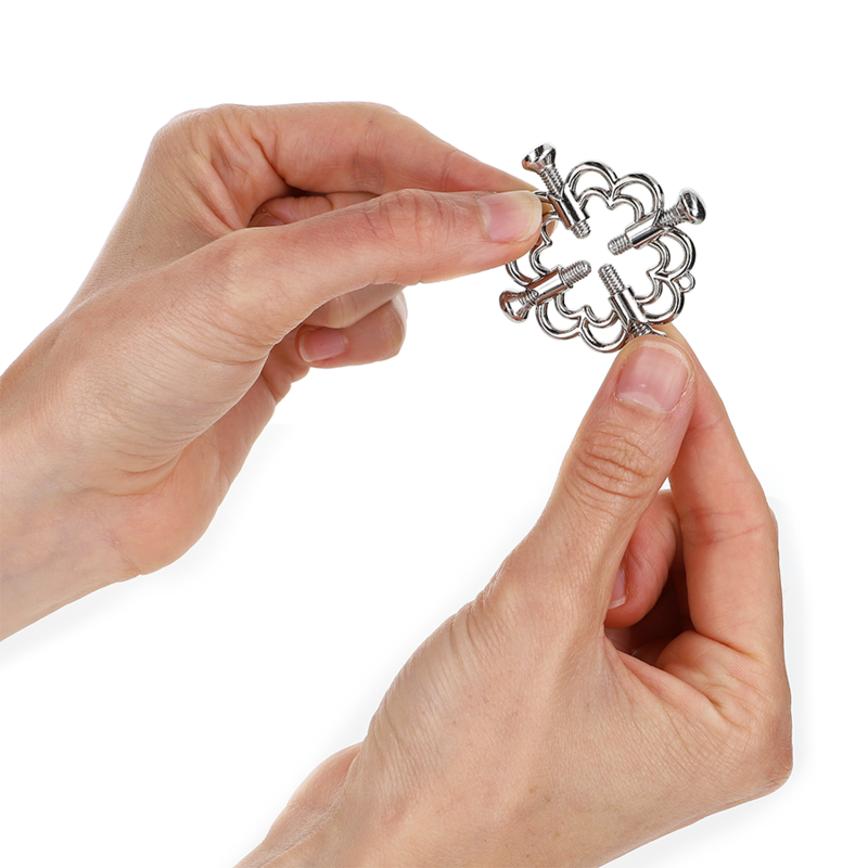 KINK - METAL FLOWER NIPPLE CLIPS