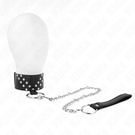 KINK - NECKLACE WITH BELT 65 CM WITH V-RIVET ADJUSTABLE 36-43 CM X 5 CM