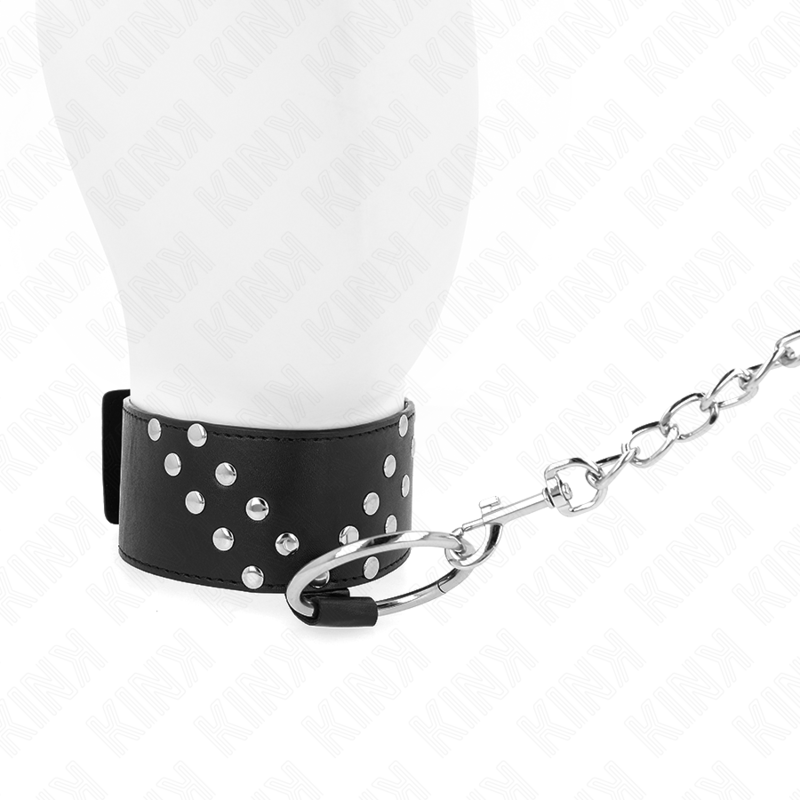 KINK - NECKLACE WITH BELT 65 CM WITH V-RIVET ADJUSTABLE 36-43 CM X 5 CM
