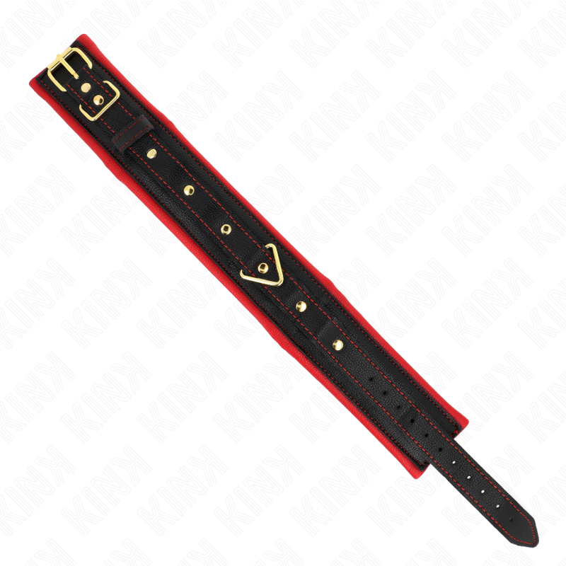 KINK - COLLAR WITH LEASH MADE OF SIMPLE FABRIC, ADJUSTABLE 33-48 CM X 5.7 CM