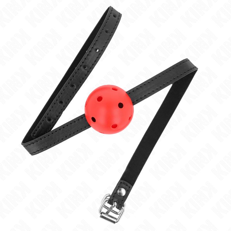 KINK - SIMPLICITY RED BREATHABLE 4.5CM BALLGAG 62 x 1.5CM