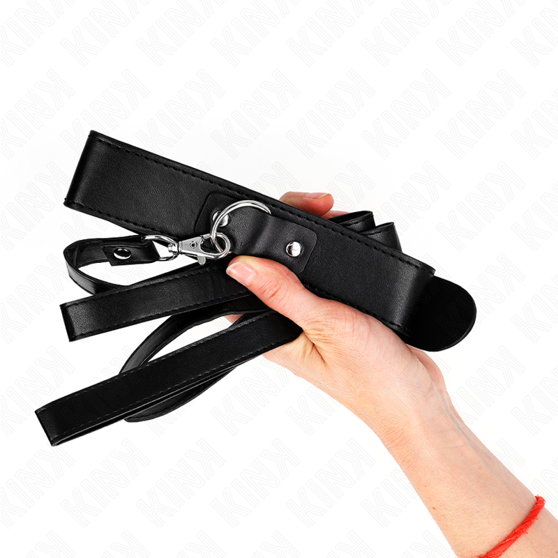 KINK - NECKLACE WITH BELT 116 CM BLACK BELT ADJUSTABLE 32-50 CM X 8 CM
