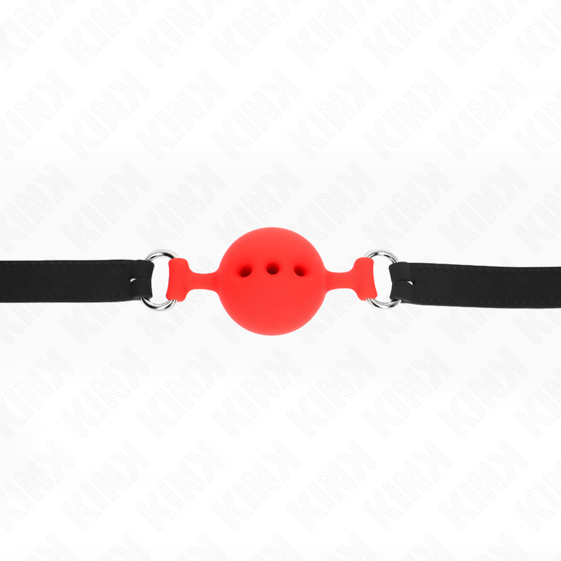 KINK - FULL SILICONE FLAPES 55 x 2 CM WITH 4.5 CM BALL SIZE M RED ADJUSTABLE 35-51 CM