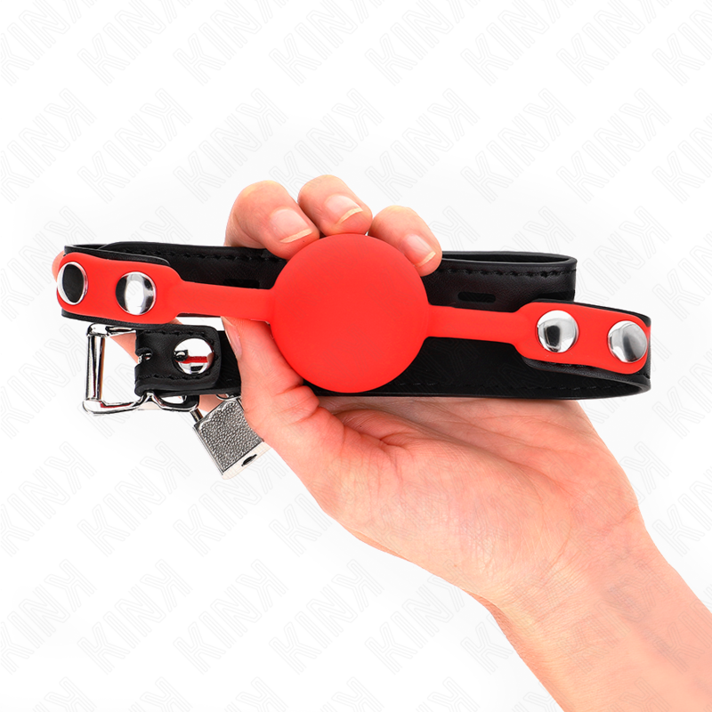 KINK - SILICONE BALL 4 CM TOUGH WITH LOCK 60 x 2 CM