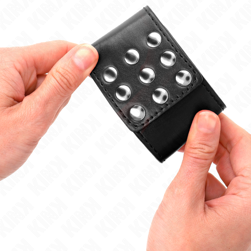 KINK - WRIST RESTRAINTS WITH PUSH CLOSURE BLACK ADJUSTABLE 19-24 CM X 5.5 CM