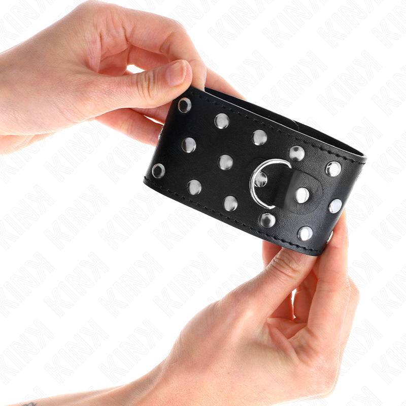 KINK - PUNK ADJUSTABLE WRIST RESTRAINTS 19-24 CM X 5.5 CM