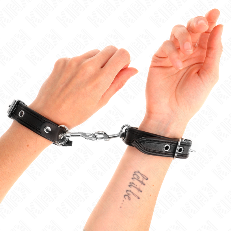 KINK - MINI BRACELETS BLACK WITH RIVETS ADJUSTABLE 16-22 CM X 2 CM