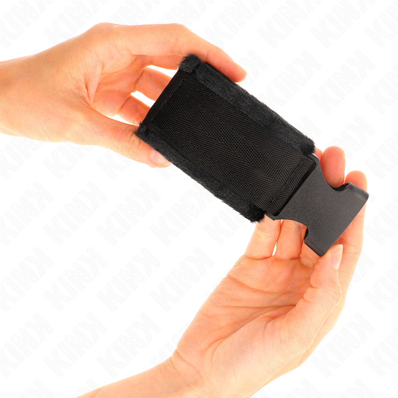 KINK - NYLON BIND HAND CLOSURES WITH VELCRO CLOSURE RED-BLACK MODEL 1 ADJUSTABLE 25-35 CM X 6 CM