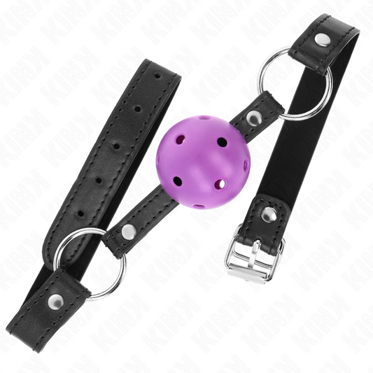 KINK - HOLLOW, HARD, PURPLE BALL, 4.5 CM, toggle, 63.5 X 2 CM