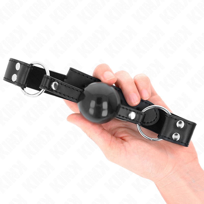 KINK - SOFT AND FIRM BALL HEAD 4 CM WITH FAUX LEATHER STRAP 62 x 2.5 CM ADJUSTABLE 42-58 CM