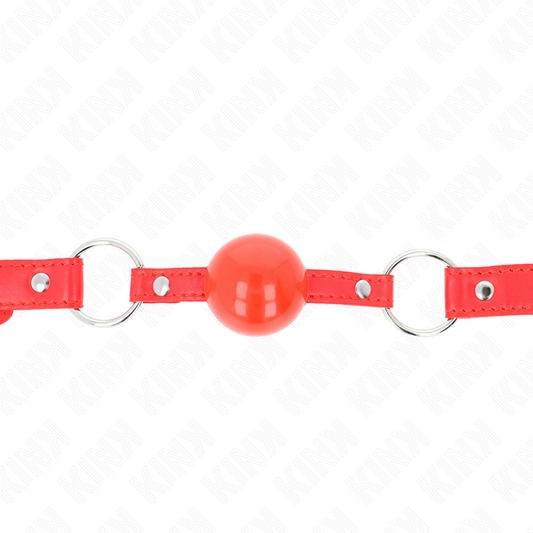 KINK - TPE BALL 4 CM GAUG WITH ROJO LOCK 60 x 2 CM