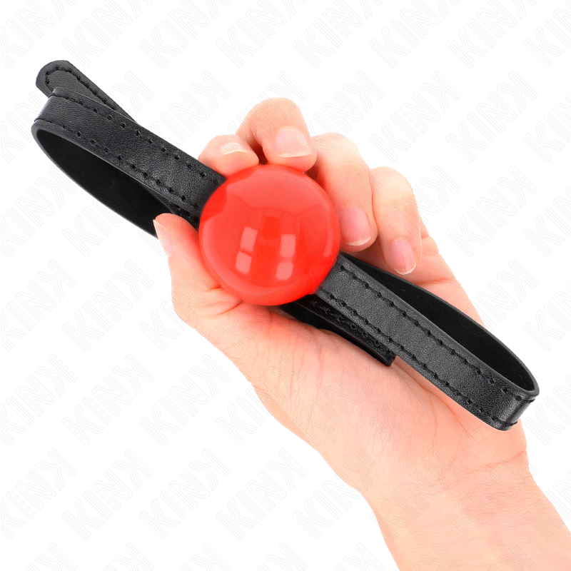 KINK - SINGLE RED FIXED BALL 4 CM GAG 65 x 1.5 CM