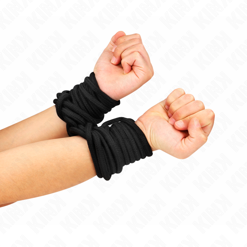 KINK - COTTON ROPE 10 METERS BLACK