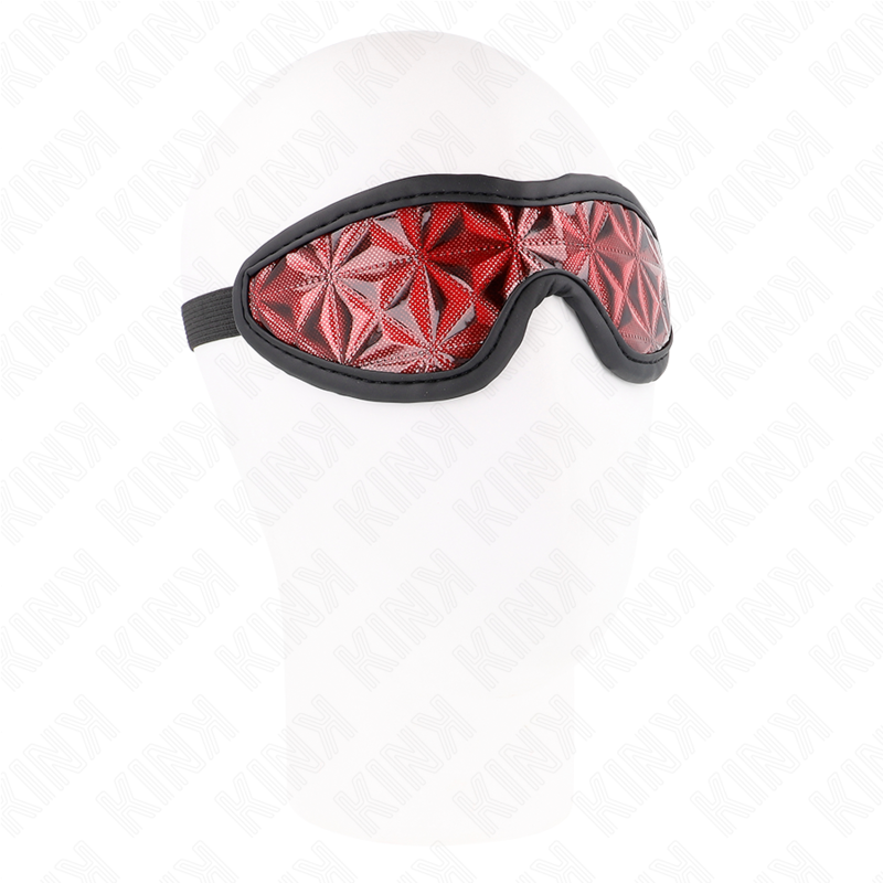 KINK - RED HEADBAND WITH DIAMOND PATTERN 20.5 x 6 CM
