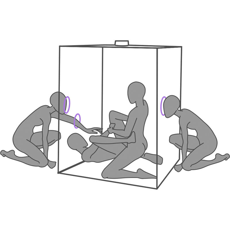 SECRET DOME - KINK CLUB CABIN SCANDALE LILA