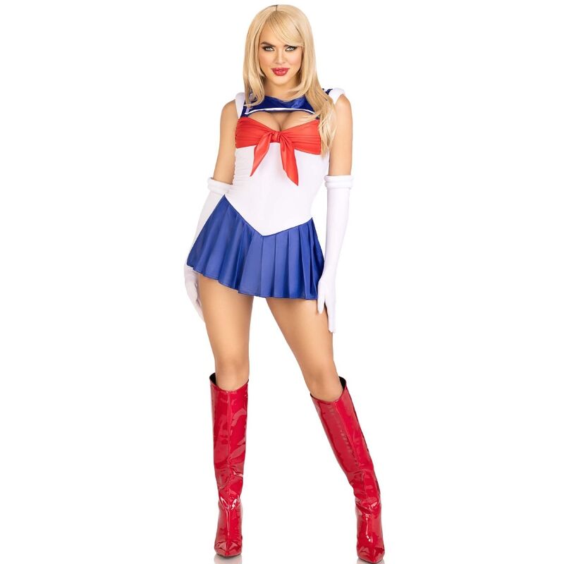 LEG AVENUE - SEXY SAILOR COSTUME MULTI-COLOR M