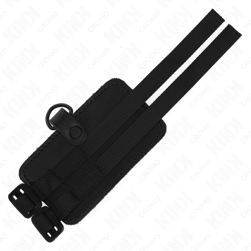 KINK - LEATHER PENIS RING WITH ADJUSTABLE STRAP