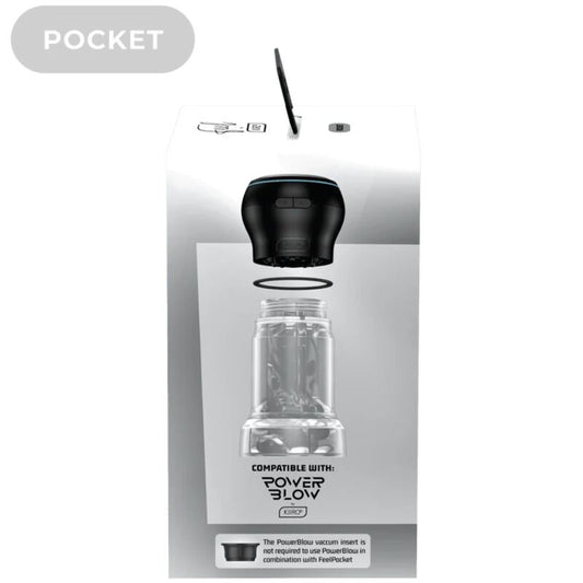 KIIROO - FEEL POCKET STROKER KRISTALL VON KIIROO TRANSPARENT