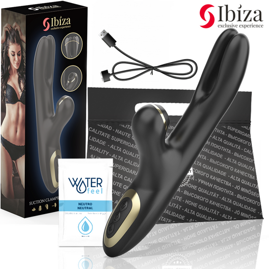 IBIZA - DOUBLE VIBRATOR CLAMP BLACK
