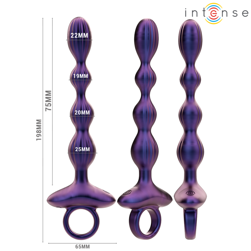 INTENSE - JACKIE VIBRANT ANAL PLUGGER MODEL 1 WITH REMOTE CONTROL