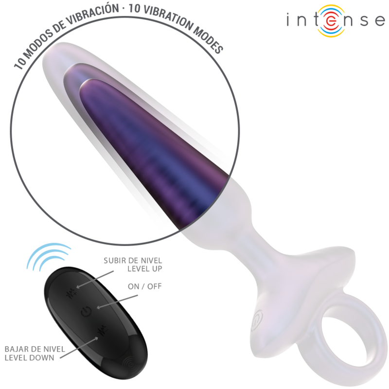 INTENSE - MARLON VIBRANT ANAL PLUG MODEL 4 WITH REMOTE CONTROL