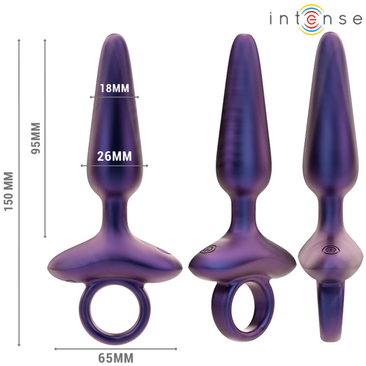 INTENSE - MARLON VIBRANT ANAL PLUG MODEL 4 WITH REMOTE CONTROL