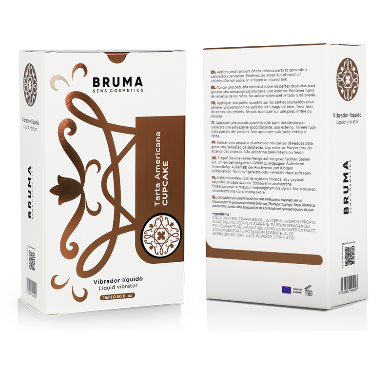 BRUMA - LIQUID VIBRATOR ULTRA SLIMMING CUPCAKE 15 ML