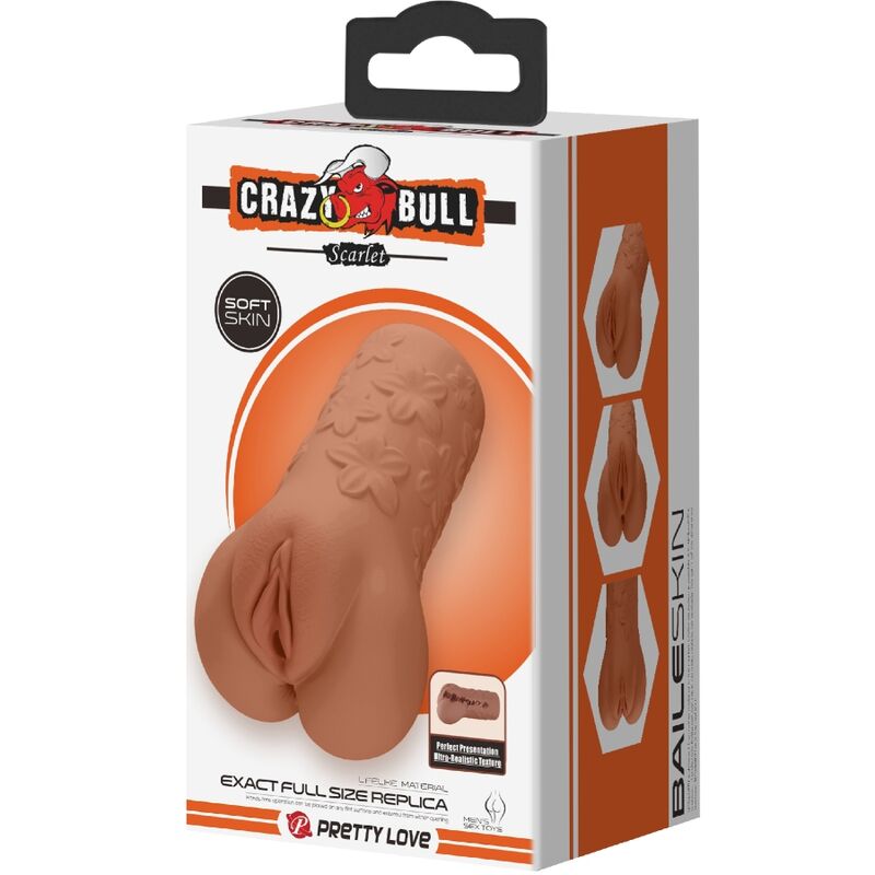 CRAZY BULL - SCARLET VAGINA AND ANUS DESIGN WITH FLOWER MEAT