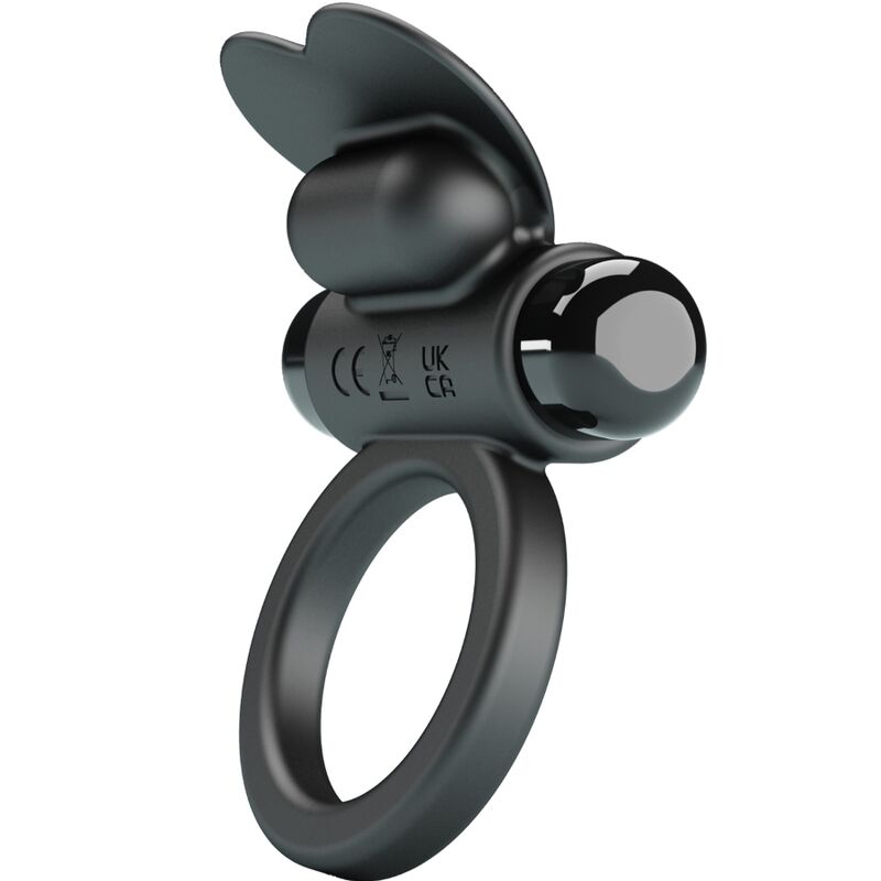 PRETTY LOVE - DEBONAIRE VIBRATION RING RABBIT 10 VIBRATIONS BLACK