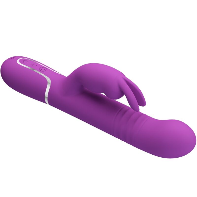 PRETTY LOVE - COALE 4 IN 1 MULTIFUNCTIONAL RABBIT VIBRATOR PURPLE