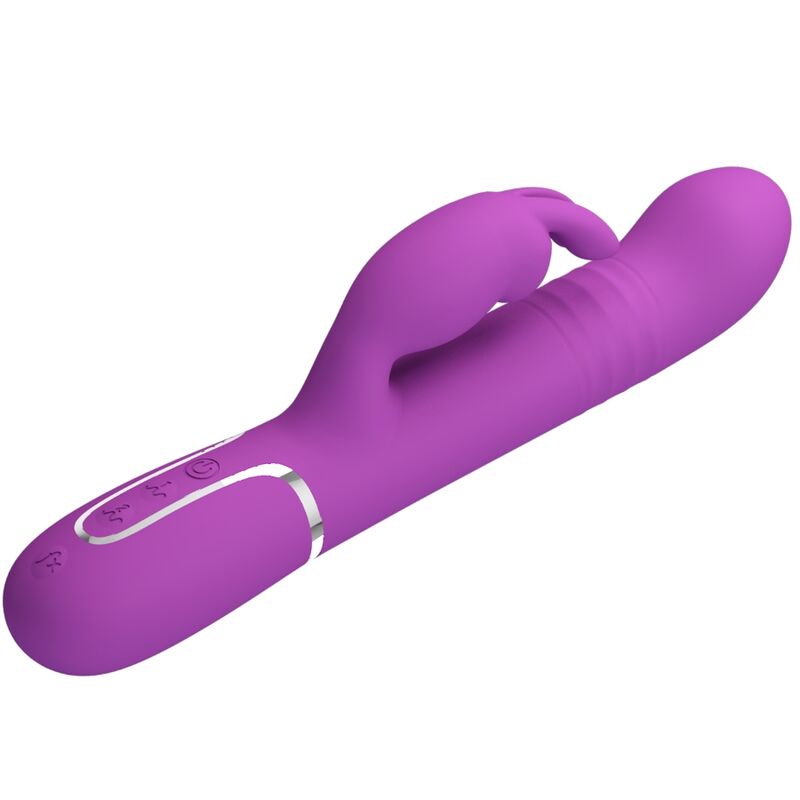 PRETTY LOVE - COALE 4 IN 1 MULTIFUNCTIONAL RABBIT VIBRATOR PURPLE