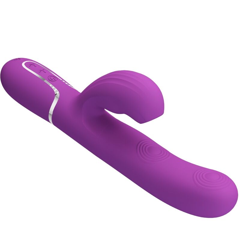 PRETTY LOVE - PERLITA 3 IN 1 MULTIFUNCTIONAL RABBIT VIBRATOR PURPLE
