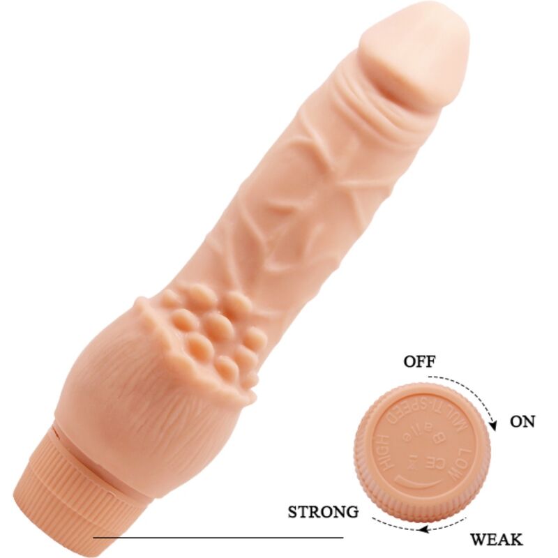 BAILE - BARBARA REALISTIC VIBRATOR 19.5 CM SKIN