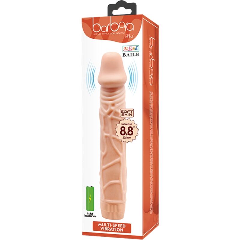 BAILE - BOB REALISTIC VIBRATOR 22.5 CM SKIN COLOR