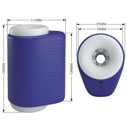 PRETTY LOVE - DJ LADY MALE VIBRATION MASTURBATOR 5 SETTINGS PURPLE