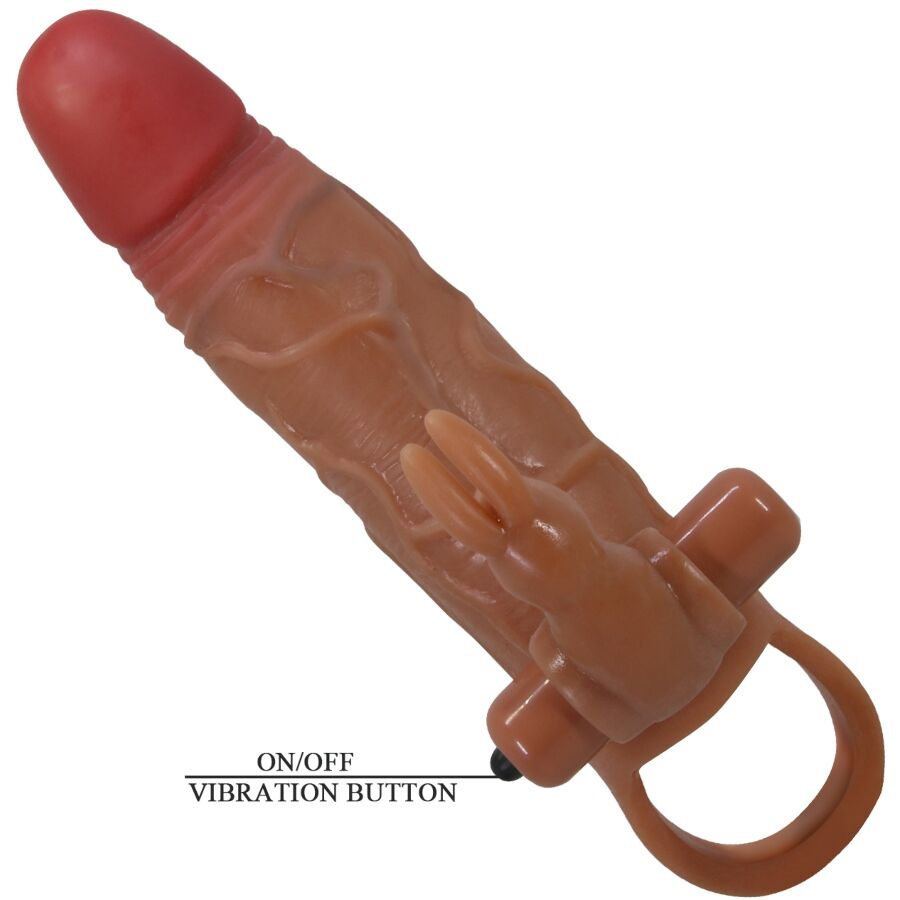PRETTY LOVE - OSMAR PENIS SLEEVE + VIBRATORY CLITORAL STIMULATOR
