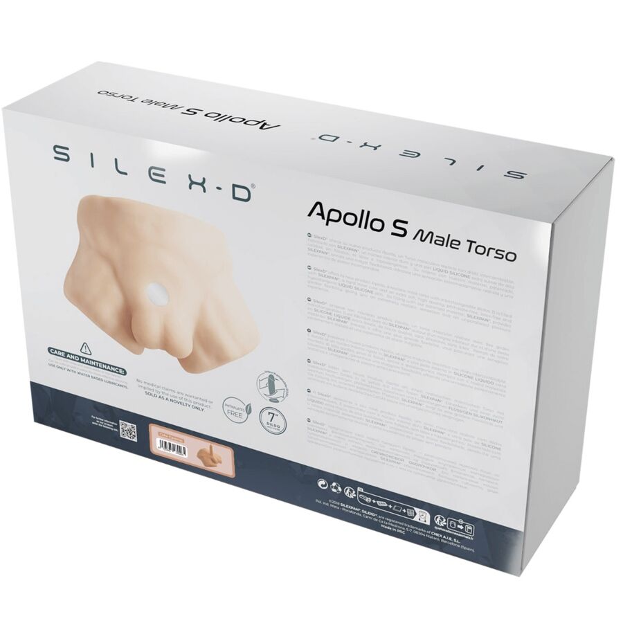SILEXD - APOLLO S REALISTISCHER MÄNNLICHER HALBTORSO KARAMELL