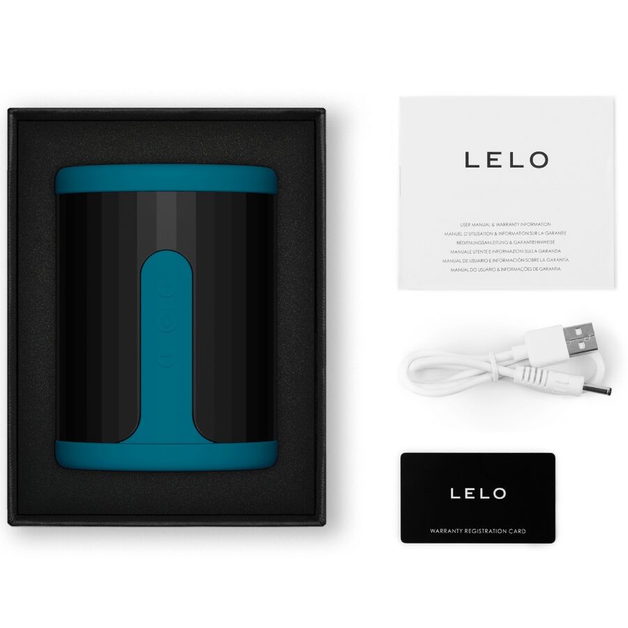 LELO - F2S™ TEAL MALE MASTURBATOR BLUE