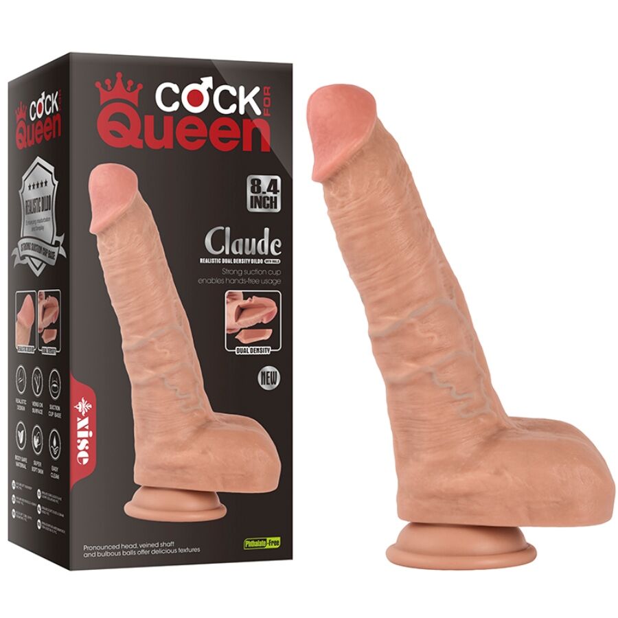 XISE - CLAUDE REALISTISCHER DOPPELDICHT-DILDO 16,5 CM