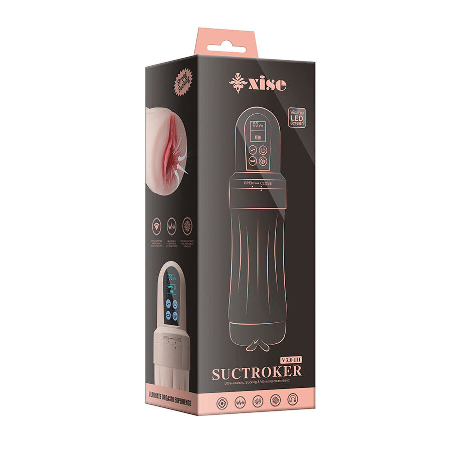 XISE - SUCTROKER V3.0 III Vaginalmasturbator mit Vibration