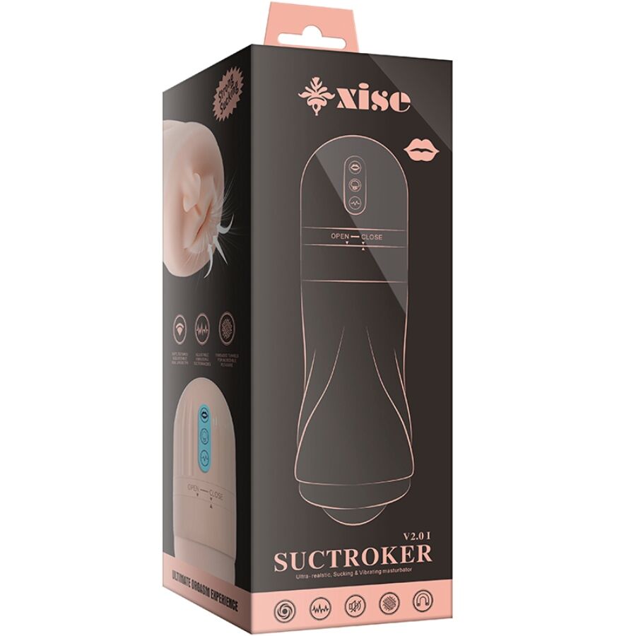 XISE - SUCTROKER V2.0 I Mundmasturbator mit Vibration