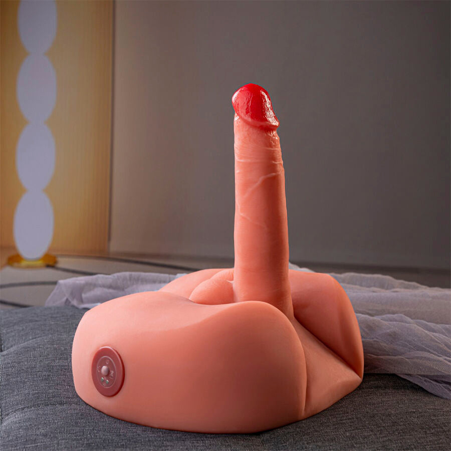 XISE - HONEY REALISTIC DILDO MASTURBATOR WITH VIBRATION, 25 CM