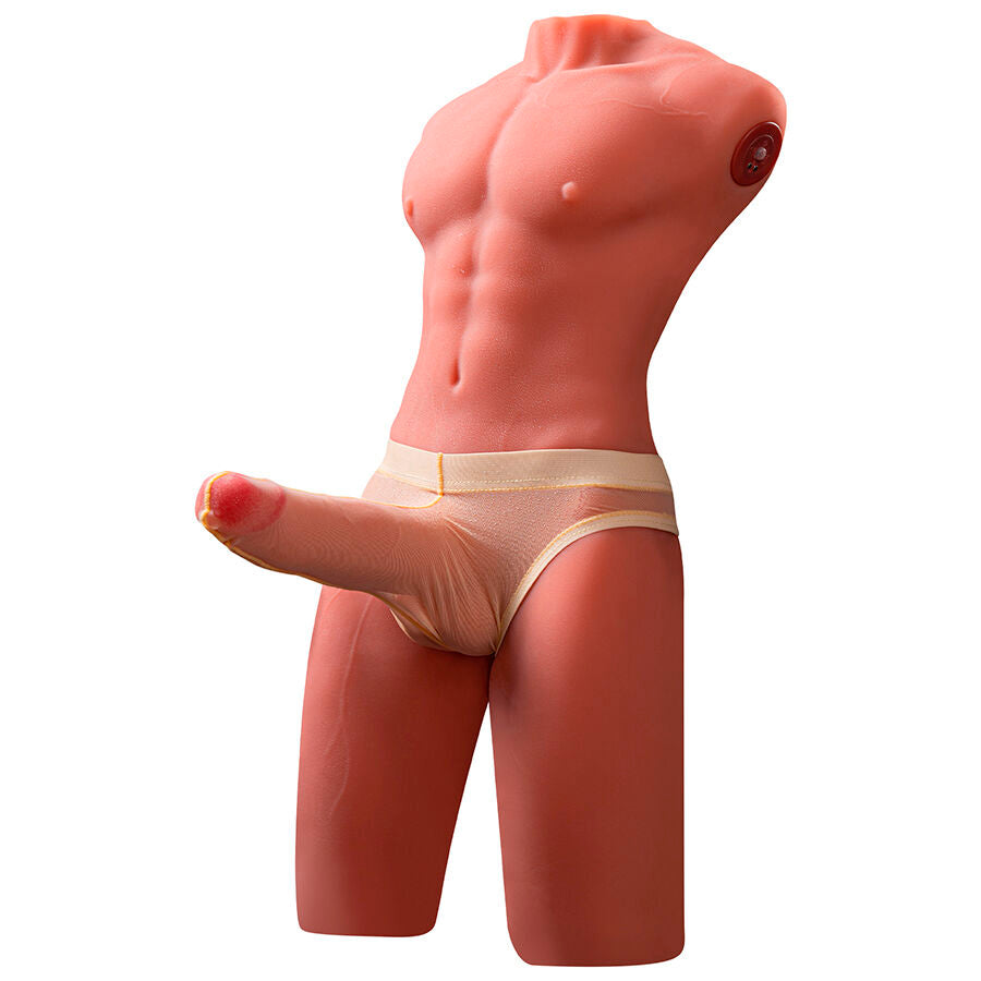 XISE – JASON HALF BODY REALISTIC MALE TORSO WITH IMPACT AND VIBRATION FEATURES 55 CM