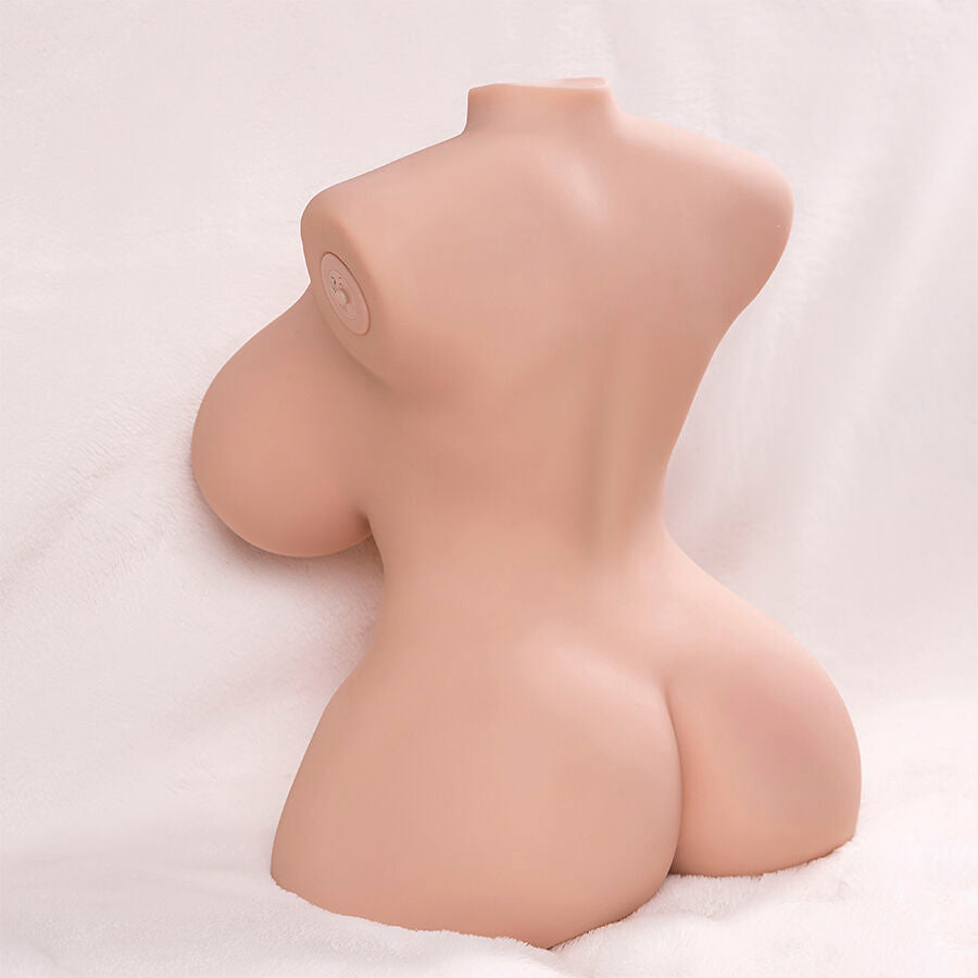 XISE – SMALL, REALISTIC TORSO WITH FEMALE VIBRATION, 40 CM