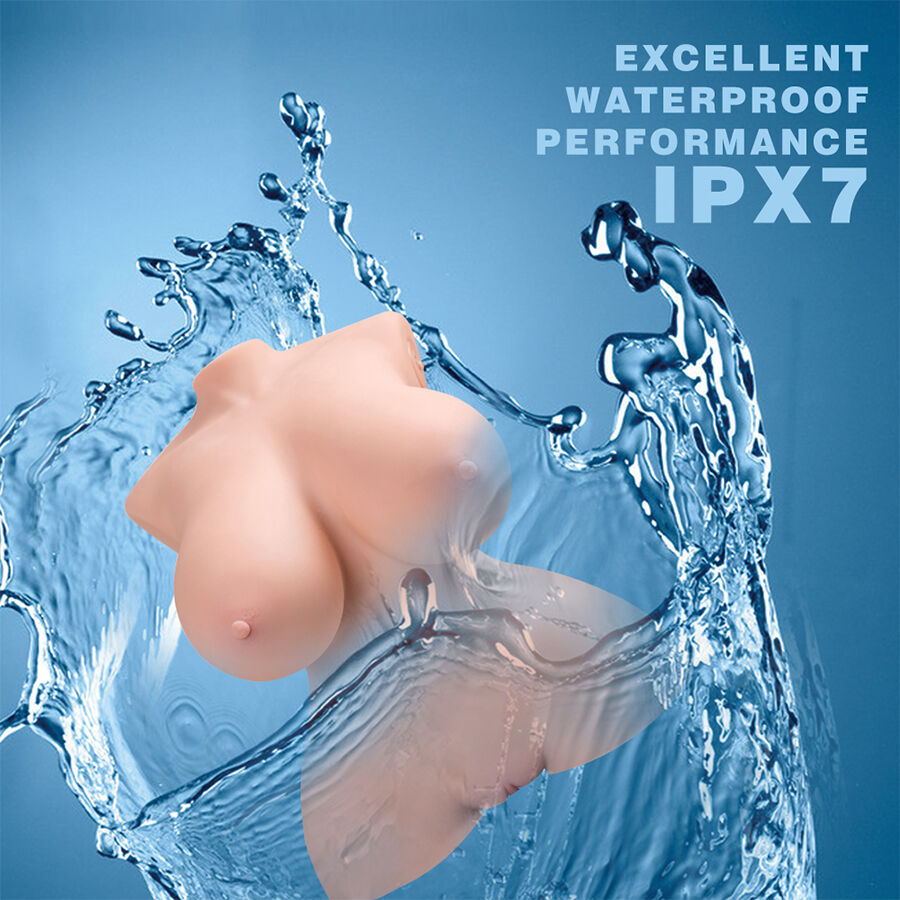 XISE – SMALL, REALISTIC TORSO WITH FEMALE VIBRATION, 40 CM