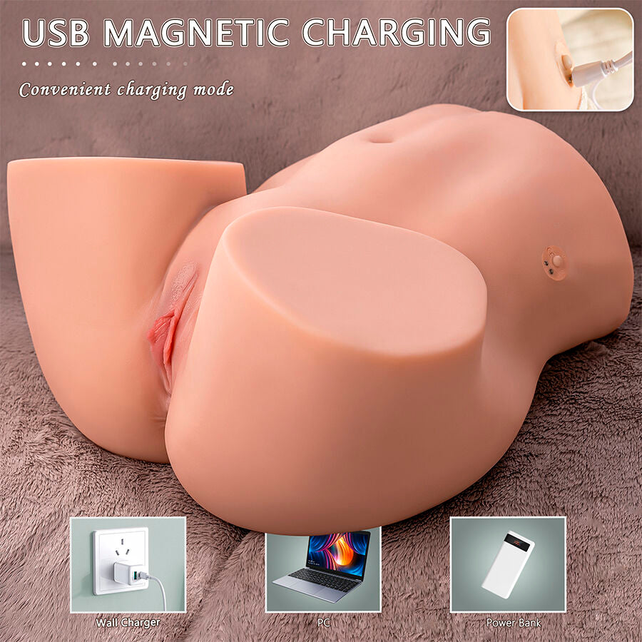 XISE - ETHEL REALISTIC VAGINAL MASTURBATOR WITH MULTI-VIBRATION POSITIONS