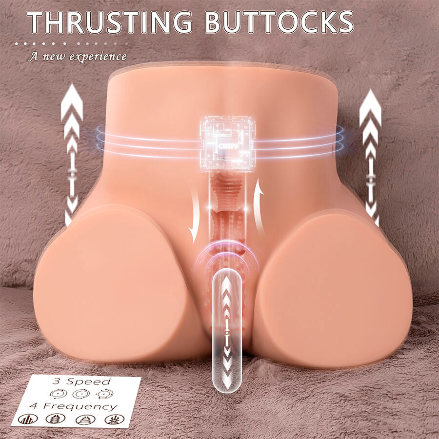 XISE - ETHEL REALISTIC VAGINAL MASTURBATOR WITH MULTI-VIBRATION POSITIONS