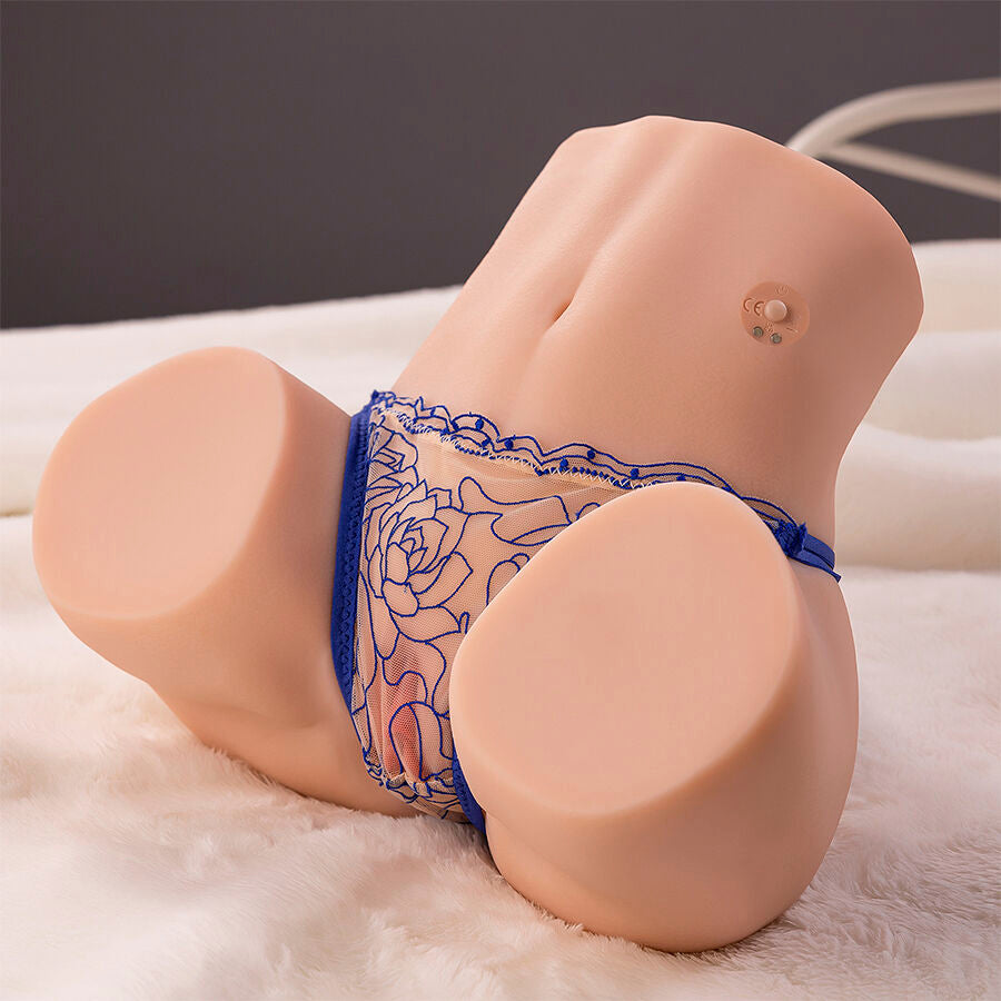 XISE - MAYA Realistic Masturbator with Suction Function for Vagina and Anus, Vibration and Suction Function, 4.5 kg